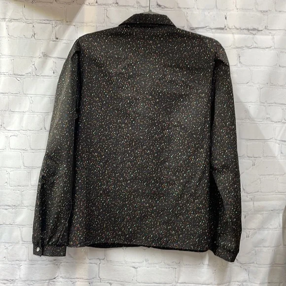 Levi Strauss & Co. vintage puff sleeve cuff multi colored dots blou… - Picture 5 of 6